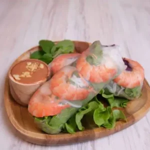 Rouleaux d'été aux crevettes